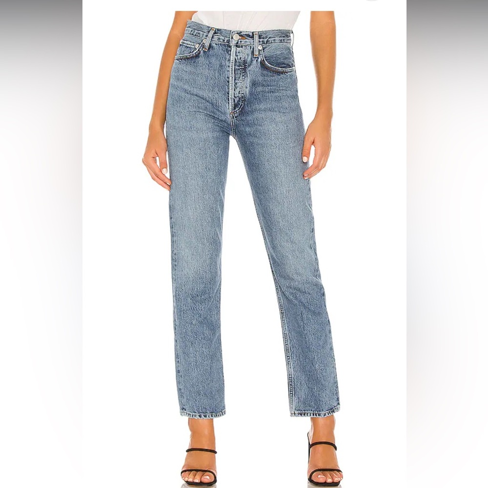 Agolde 90s Pinch Waist High Rise Straight Jeans